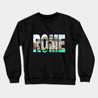 ROME Italy, Trevi Fountain Crewneck Sweatshirt